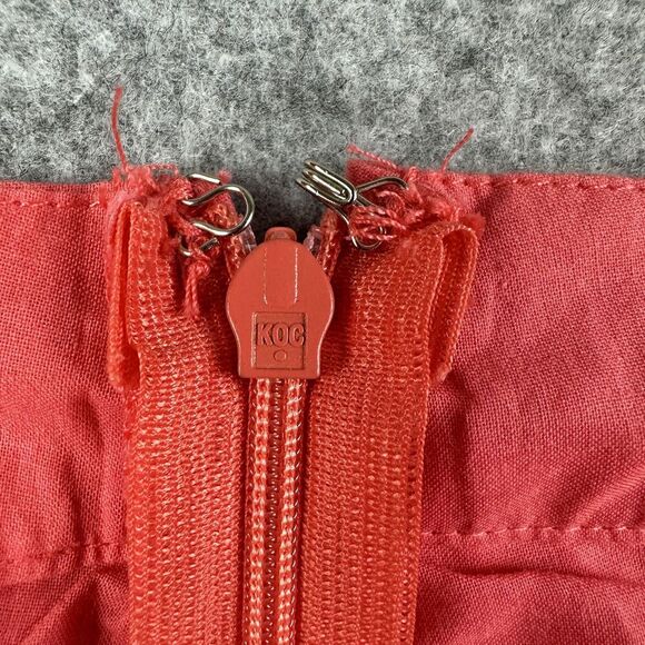 Sundance Skirt Womens Size 12 Coral Boho Cotton Lace Ruffle Lined Flare Mini - Picture 12 of 14